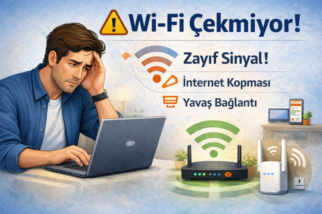WiFi Çekmiyor: Adım Adım Sorun Giderme Rehberi 2025