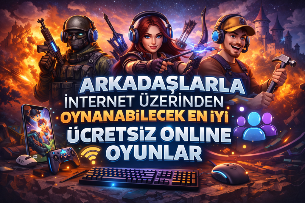 Arkadaşlarla İnternet Üzerinden Oynanabilecek En İyi Ücretsiz Online Oyunlar