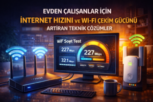 Evden Çalışanlar İçin İnternet Hızını Ve Wi-Fi Çekim Gücünü Artıran Teknik Çözümler