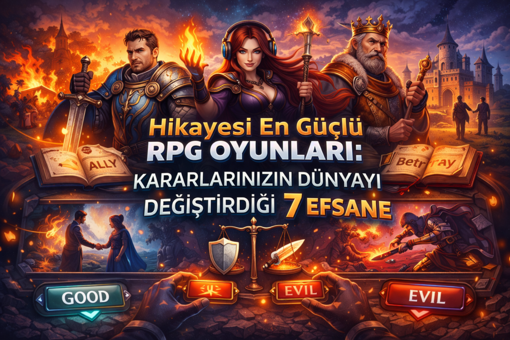 Hikayesi En Güçlü RPG Oyunları: Kararlarınızın Dünyayı Değiştirdiği 7 Efsane