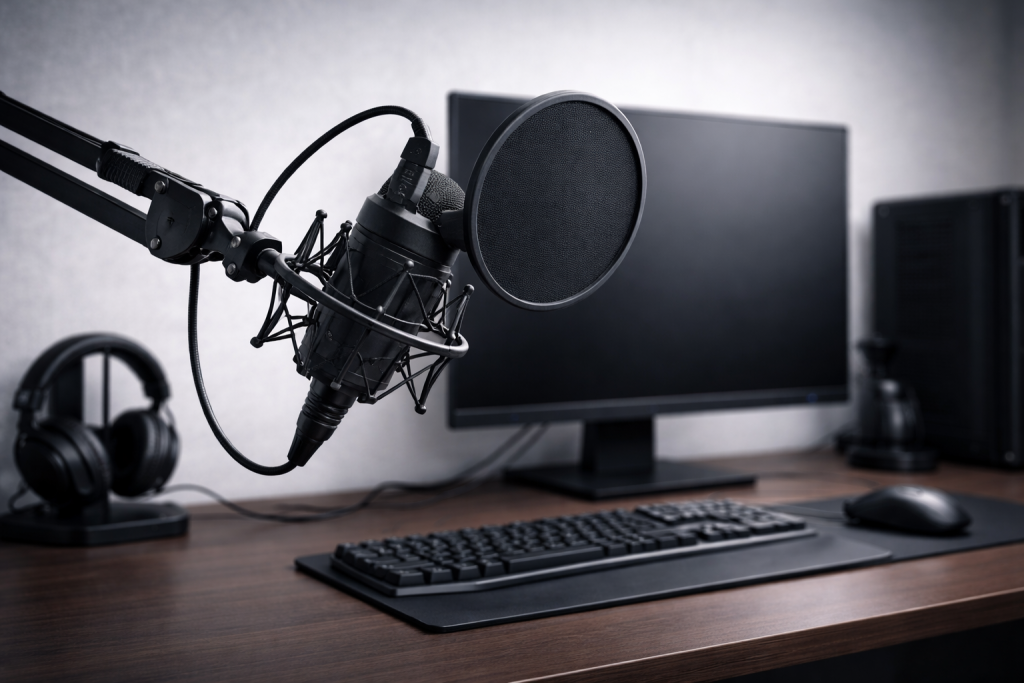 Yayıncılar İçin Profesyonel Mikrofon ve Kamera Kurulum Rehberi 2026 4 profesyonel mikrofon kurulumu Profesyonel Mikrofon ve Kamera,Mikrofon ve Kamera Kurulum Rehberi,Yayıncılar İçin Profesyonel Mikrofon ve Kamera